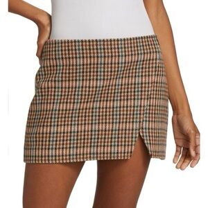 A.L.C. Rylee Houndstooth Tweed Mini Skirt – Size 6